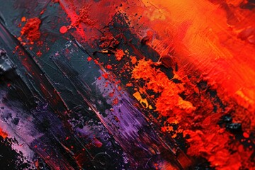 Vibrant Textured Abstract Painting