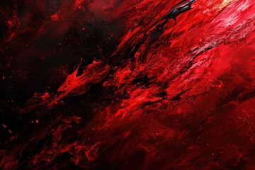 Abstract Red and Black Textured Background
