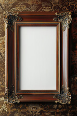 A blank wooden frame for background