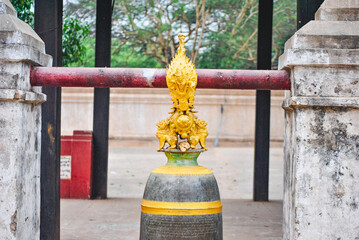 The Buddhist  Bell in the temple of Mandalay, Myanma