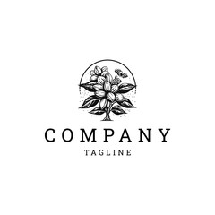 Cacao logo vector icon design template