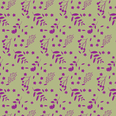 Seamless floral blossom pattern art design print fabric illustratin vector
