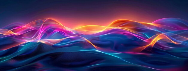 Vibrant Abstract Wave Artwork
