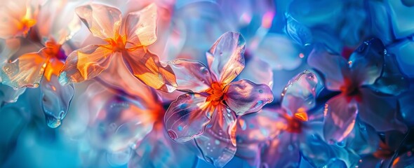 Vibrant Abstract Floral Background