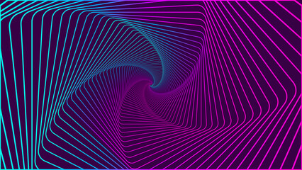 Line spiral abstract background. Abstract line gradient background with shiny color can be used in cover design, book design, poster, flyer, website. EPS 10
