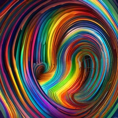 Fototapeta na wymiar a close up of a colorful wallpaper with a clock and rainbows, intricate rainbow environment, colourful artwork, colourful digital art, colorful digital art, colorful hd picure, colorful digital painti
