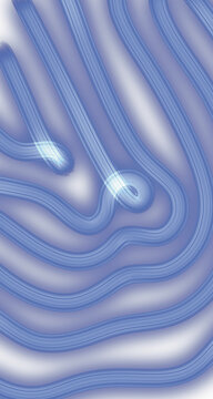 transparent blue sparkling light line element
