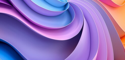 Fototapeta premium Abstract Colorful Wave Background