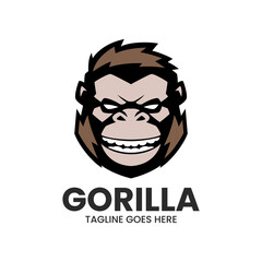 Gorilla Smile Logo Template