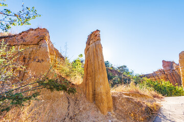 Landscape of Chuxiong Yuanmou Tulin in Yunnan, China