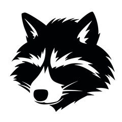 Raccoon mascot vector design, illustration concept style for badge, emblem and t shirt printing. Angry raccoon illustration. Sport emblem. © vectorcyan