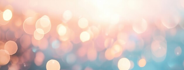 Abstract Glittering Bokeh Lights Background
