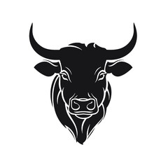 Bulldog Logo Monochrome Design Style