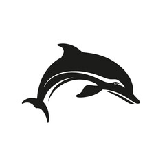 dolphin logo icon , Silhouette 