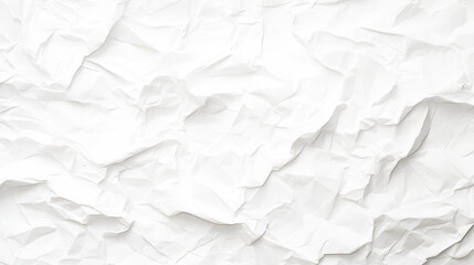 Obraz premium white crumpled paper on texture white and transparent background