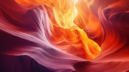  Antelope canyon in arizona - background travel concept. copy space for text. © Naknakhone