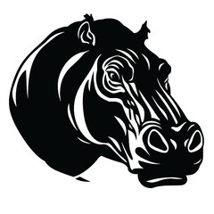 hippo silhouette