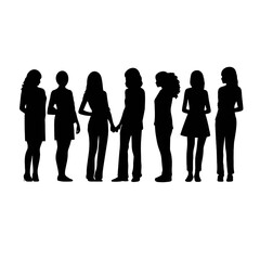 silhouette women, collection