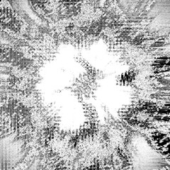 An abstract black and white grunge texture background image.