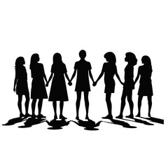 Lady businessman silhouette vector collection. Stylish businesswoman silhouette set standing in different poses. Modern female models silhouette bundles wearing suits with different poses.