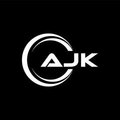 AJK Letter Logo Design, Inspiration for a Unique Identity. Modern Elegance and Creative Design. Watermark Your Success with the Striking this Logo.