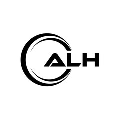 ALH Letter Logo Design, Inspiration for a Unique Identity. Modern Elegance and Creative Design. Watermark Your Success with the Striking this Logo.