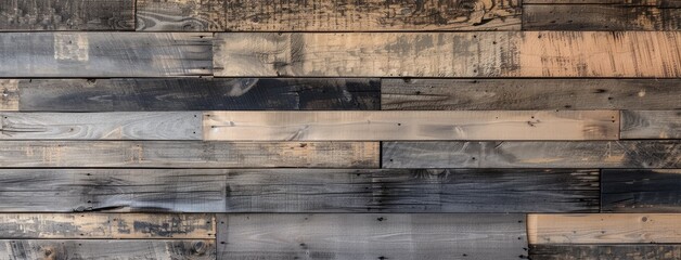 Rustic Wooden Planks with Vintage Texture