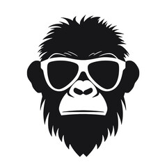  Monkey Wear A  Sunglasses
