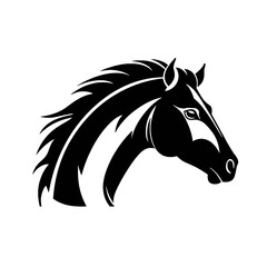 Horse head vector Silhouette 