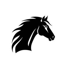 Horse head vector Silhouette 