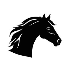 Horse head vector Silhouette 