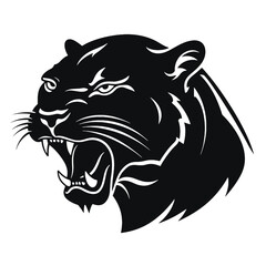 black panther Silhouette  