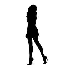 silhouette of a woman