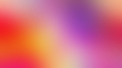 Pink, yellow and green grainy gradient background, modern blurred color noise texture for your banner design