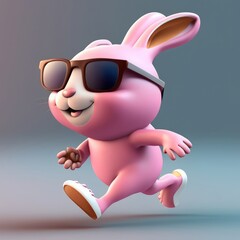 3D Cute Hare character