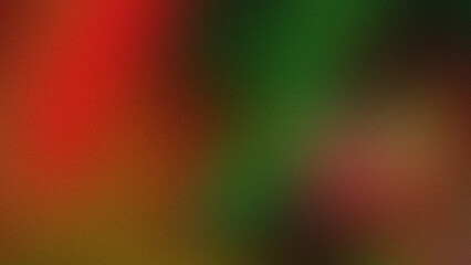 Red, green and yellow grainy gradient background, modern blurred color noise texture for your banner design