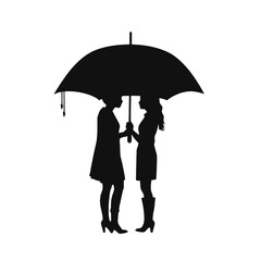 person with umbrella