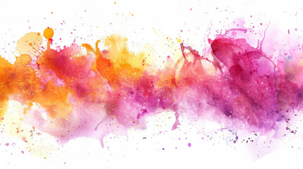 Vibrant Watercolor Splash Background