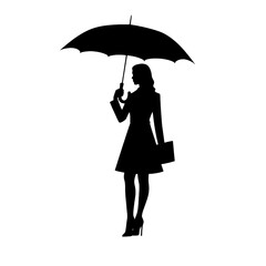 person under umbrella