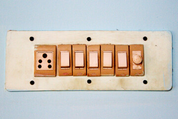 Old Electrical Switch Board