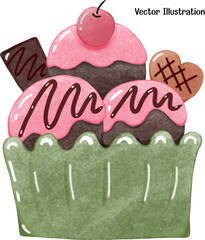 strawberry ice cream