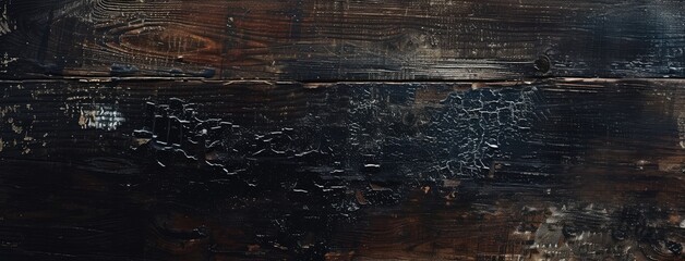 Vintage Dark Wood Texture with Scratches