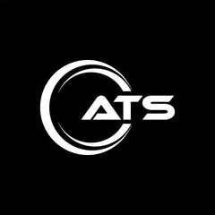 ATS Logo Design, Inspiration for a Unique Identity. Modern Elegance and Creative Design. Watermark Your Success with the Striking this Logo.