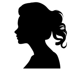  Girl  Profile silhouette faces  