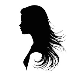  Girl  Profile silhouette faces  