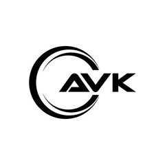 AVK Letter Logo Design, Inspiration for a Unique Identity. Modern Elegance and Creative Design. Watermark Your Success with the Striking this Logo.