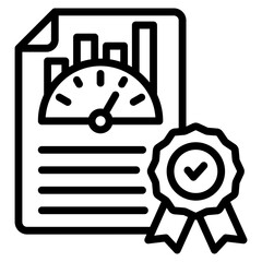 Financial Milestone Icon Element For Design