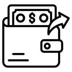 Expenditure Icon Element For Design