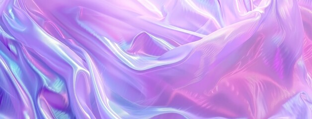 Obraz premium Colorful Iridescent Fabric Texture for Backgrounds