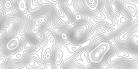 Black-white background from Ocean topographic. Geographic mountain relief. Panorama view gradient multicolor wave curve lines banner background design. 